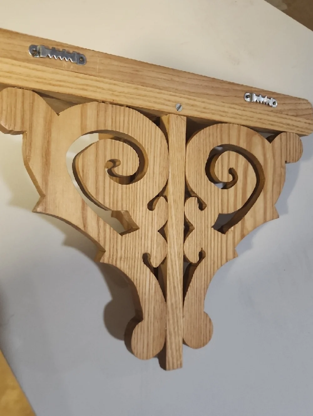 Wooden Decorative Wall Shelf - Tan